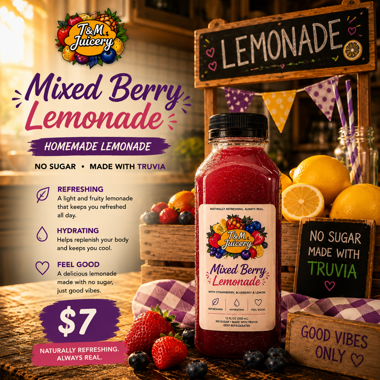 Mixed Berry Lemonade